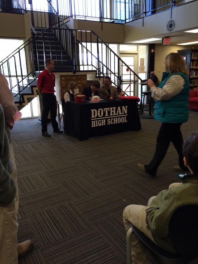 DothanBasebal's tweet photo. 2015 SS/RHP @jayjordan97 signing with Huntingdon College to play baseball. Congrats Jay! http://t.co/kABHTm8v3x