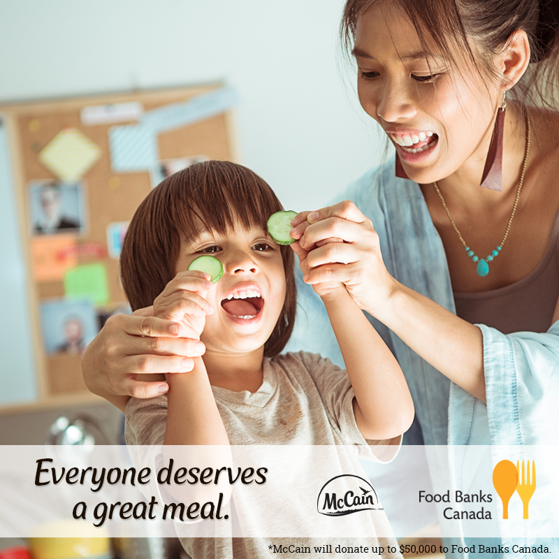 mccainfoods's tweet photo. You too can help fight hunger. When you retweet this photo, we will donate $5 to @foodbankscanada #McCainShareGood http://t.co/IwTwJ8Ewxk