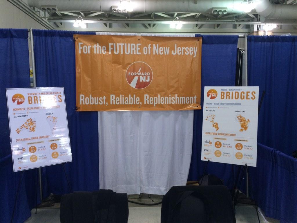 ForwardNJ's tweet photo. #ForwardNJ Coalition is here at the #njleague conference come by Booth 2405 and talk transportation #NJTTF http://t.co/R5dgsCHWwJ