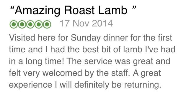 Nothing less at the old kings head get your Sunday roast booked to avoid disappointment