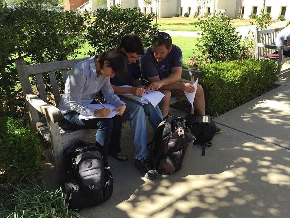 cs_ou's tweet photo. Hard to believe that just a couple weeks ago Machine Learning was being held out in the warm Fall sunshine. #snowday http://t.co/DTOzoUDA4w
