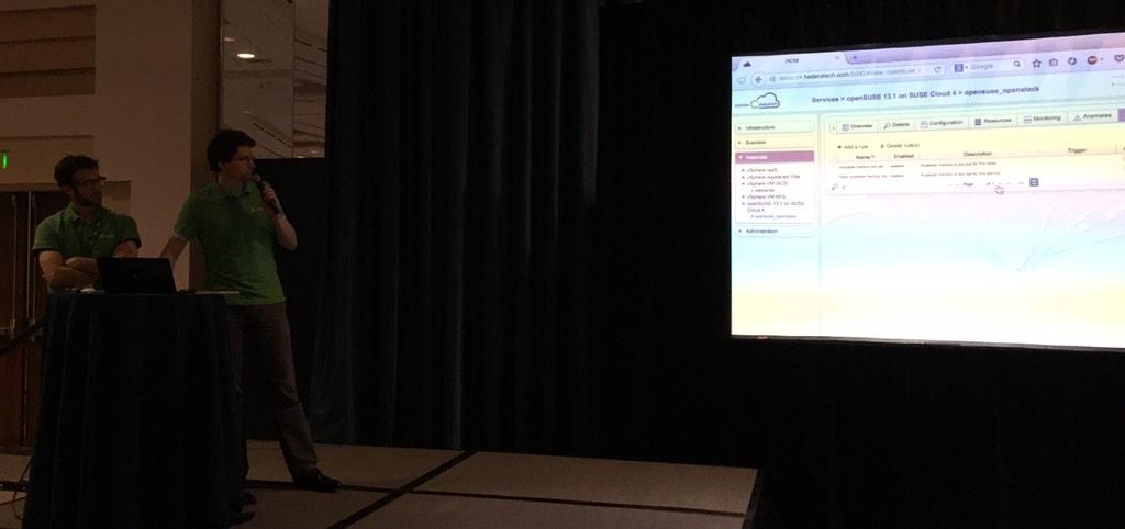 #SUSEcon - <a href="/HederaTech/">Hedera Technology</a> showing metrics &amp; policies for <a href="/SUSE/">SUSE</a>#Cloud