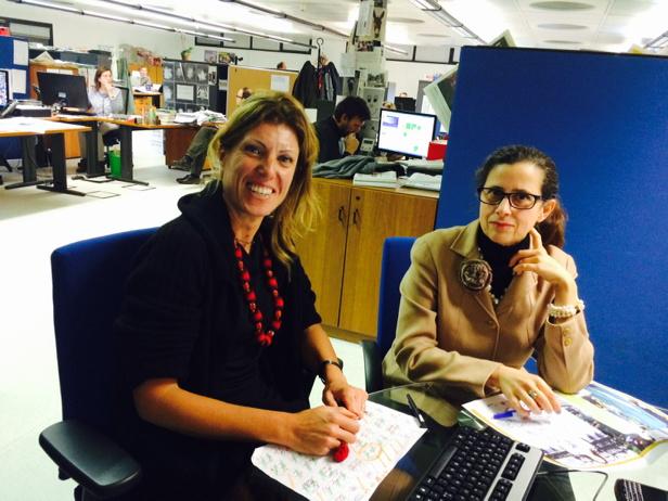 laprovinciadico's tweet photo. #Tess - Sta per uscire il nuovo Tess, la rivista del #Comostyle. Antonella e Vera al lavoro per le rifiniture! http://t.co/aigRFWbdM1