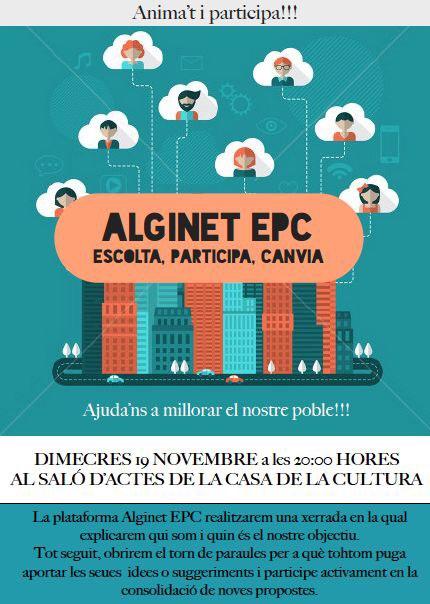 AlginetEPC's tweet photo. reunió informativa! Demà a les 20 en la Casa de la cultura. Oberta per a tots i totes. http://t.co/UzOkNhOssu