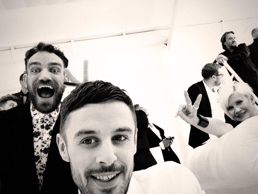 A #selfie from our #groupie <a href="/LinnyNewman/">CarolynLNewman</a> <a href="/andrewbartonTV/">Andrew Barton Salons</a> 📷 time to dust off the old tap shoes 👞