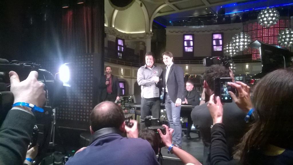 PokerStars's tweet photo. We're all set to start with @RafaelNadal and @Ronaldo! #TheDuel http://t.co/QyKqYdXItl