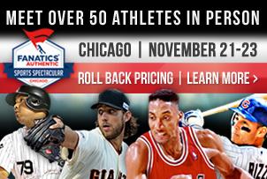 FansAuthentic's tweet photo. RT if you'll be attending @FansAuthentic Chicago #FAShows this weekend! Full athlete lineup, http://t.co/Y02v00vdwS. http://t.co/YxWUUES23P