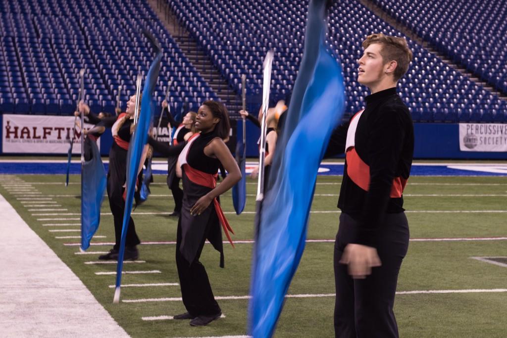 IllinoisStateU's tweet photo. ISU's Big Red @MarchingMachine performs at the Bands Of America Grand Nationals in Indianapolis. http://t.co/HrplDvKDMQ