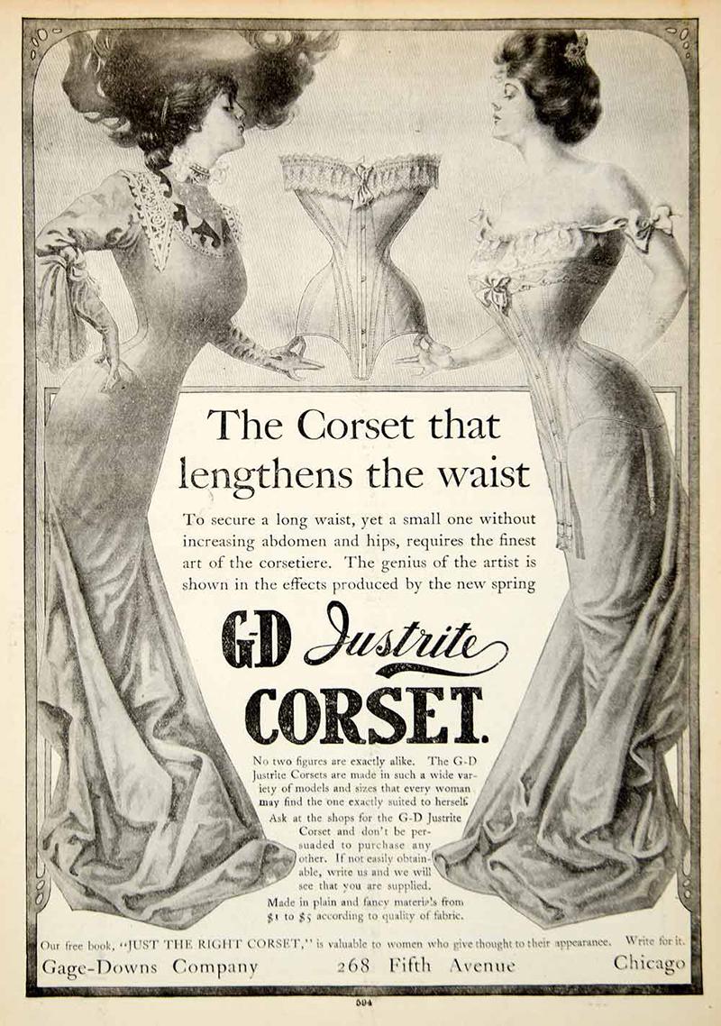 Scarlett's Corsets on X: Pictures of my #vintage corset ads. Save copies &  read my #corsetry musings -  #historicfashion   / X