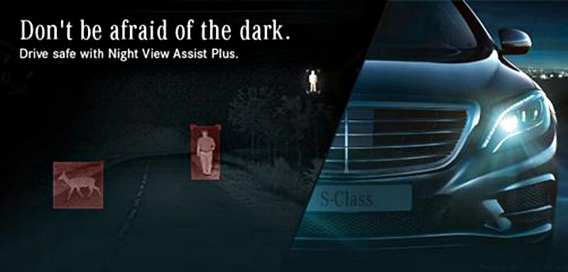 Autoliv_Safety's tweet image. There&apos;s no reason to be afraid of the dark when you&apos;re #driving home in an #SClass w/ #NightViewAssistPLUS.  #cartech