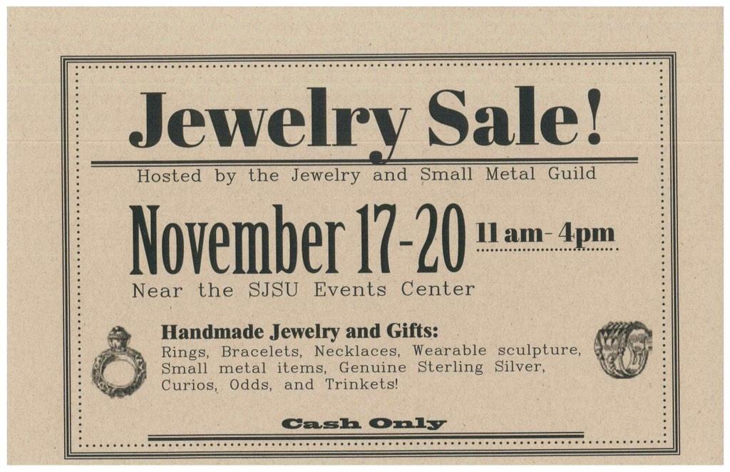 SJSUDance's tweet photo. Don't miss this Jewelry Sale! Everything is handmade. Check it out from 11-4pm by the Event Center. http://t.co/BYLEQOnlau
