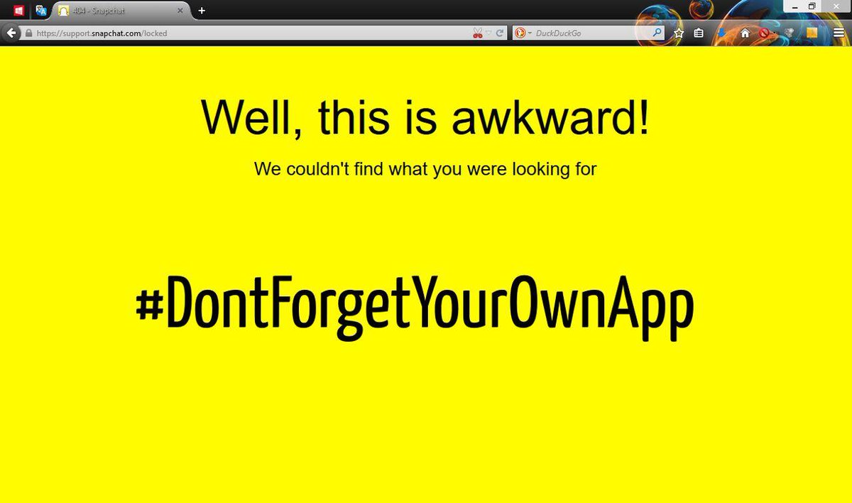 #DontForgetYourOwnApp <a href="/Snapchat/">Snapchat</a> @wp_mais <a href="/UandersonWeb/">Meu Smart</a> <a href="/WindowsManiaBR/">Windows Mania</a> @wpbrasilblog <a href="/WindowsClubBr/">Windows Club Games</a> @Janelatech