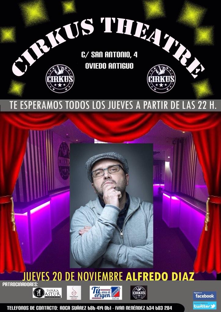 cirkusoviedo's tweet photo. El jueves empezamos a toda risa, ya sabéis jueves a las 22:00 en el @cirkusoviedo,al pincheo y las risas os invitamos http://t.co/CP7elnbStV