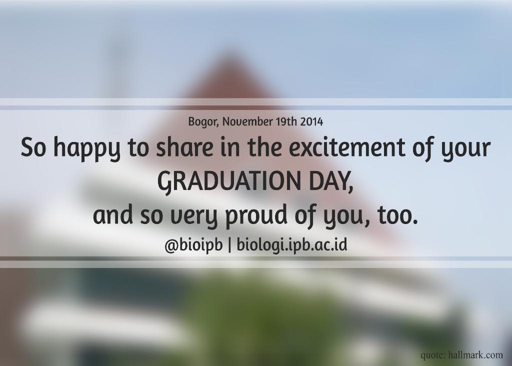 bioipb's tweet photo. Wishing you every joy on your graduation day and every blessing in the future. With love, http://t.co/NDiZQgkodL http://t.co/2bXgrW9ftm