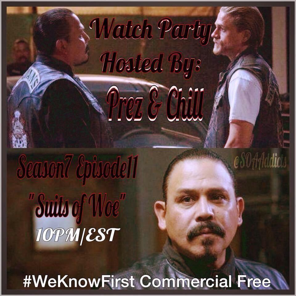 SOAMediaAddicts's tweet photo. Join us in group for the commercial free watch party tonight - thx @SuperChannel #PrezandChill #WeKnowFirst #SOAFX http://t.co/FbBy3f65NO