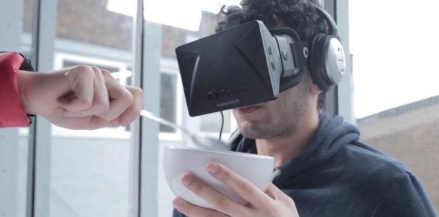 Gizmodo's tweet photo. This dude wants to wear Oculus for a month and live as someone else: http://t.co/ur8mRov1b7 http://t.co/ecGT681E74