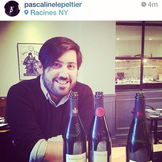 Our boy <a href="/danielmarkweber/">Dan Weber</a>, spreading the @champagnepouillon gospel! #regram Cc: @pascalinelepeltier