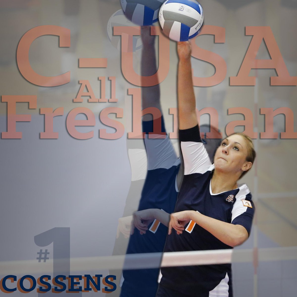 UTEPVB's tweet photo. Picks up to 2014 C-USA All-Freshman Coline Coessens. She leads UTEP in points (325), kills (279) &amp; SA (19). http://t.co/PMZOhtoLX6