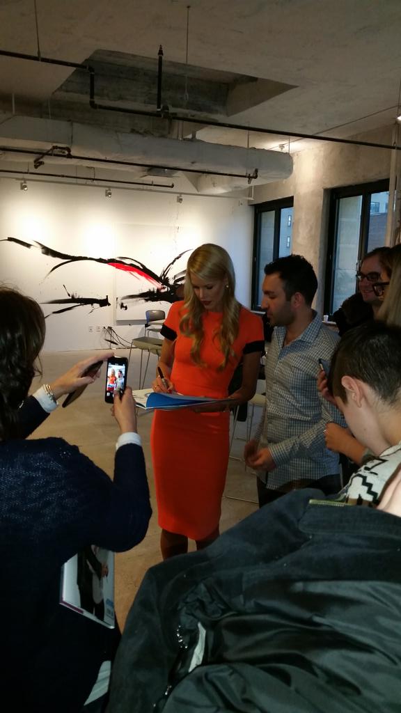 SternFBSuperfan's tweet photo. @BethStern at @AOLBUILD @HowardStern #yoda #aolbuild @sternshow #HowardStern #AOLSportsSearch #brandon08 http://t.co/1sdeTKnFE6