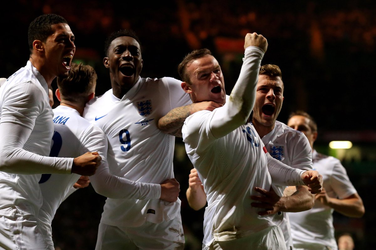 BBCSport's tweet photo. FT Scotland 1-3 England - Wayne Rooney settles it at Celtic Park. Reaction http://t.co/yoG6i52IK7 #ScotlandvsEngland http://t.co/MuGwjzJ75z