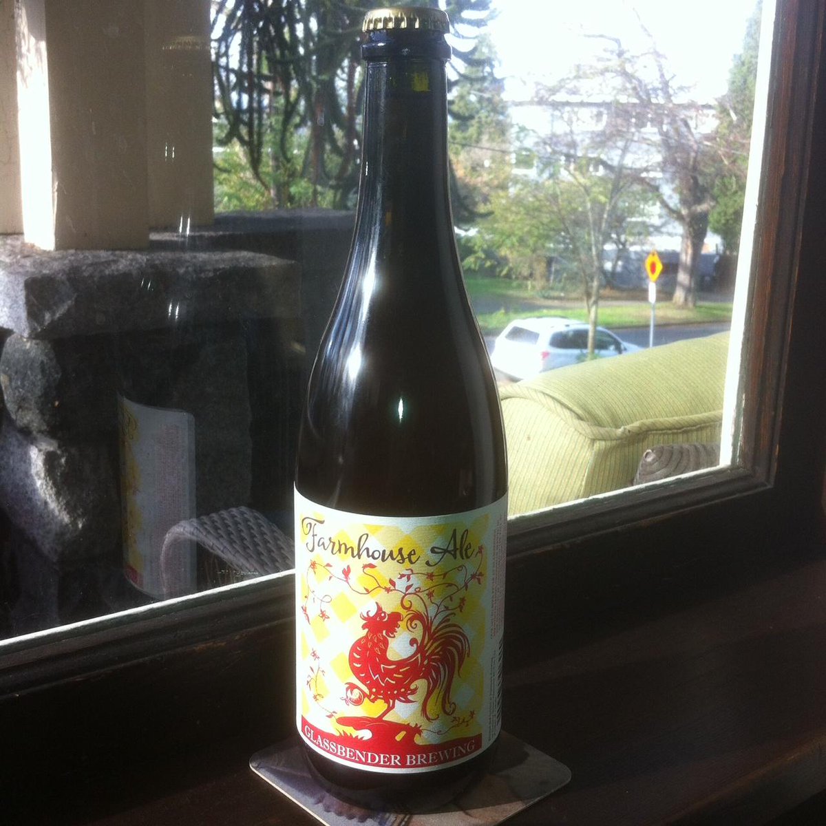 thirstywriter's tweet photo. You can now buy #Glassbender Farmhouse Ale in Victoria at @CascadiaLIQ brewed by Craig Noble of @Postmarkbrewing http://t.co/tLl6zjlGgX