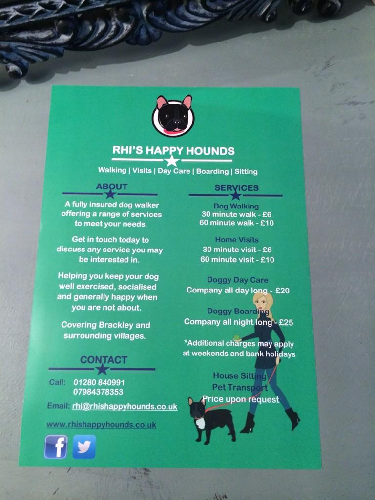 HappyHounds_Rhi's tweet photo. We are now on twitter. Local professional dog walker. 🐶 http://t.co/1kWNXsw7lJ http://t.co/iVlthQB7Yw