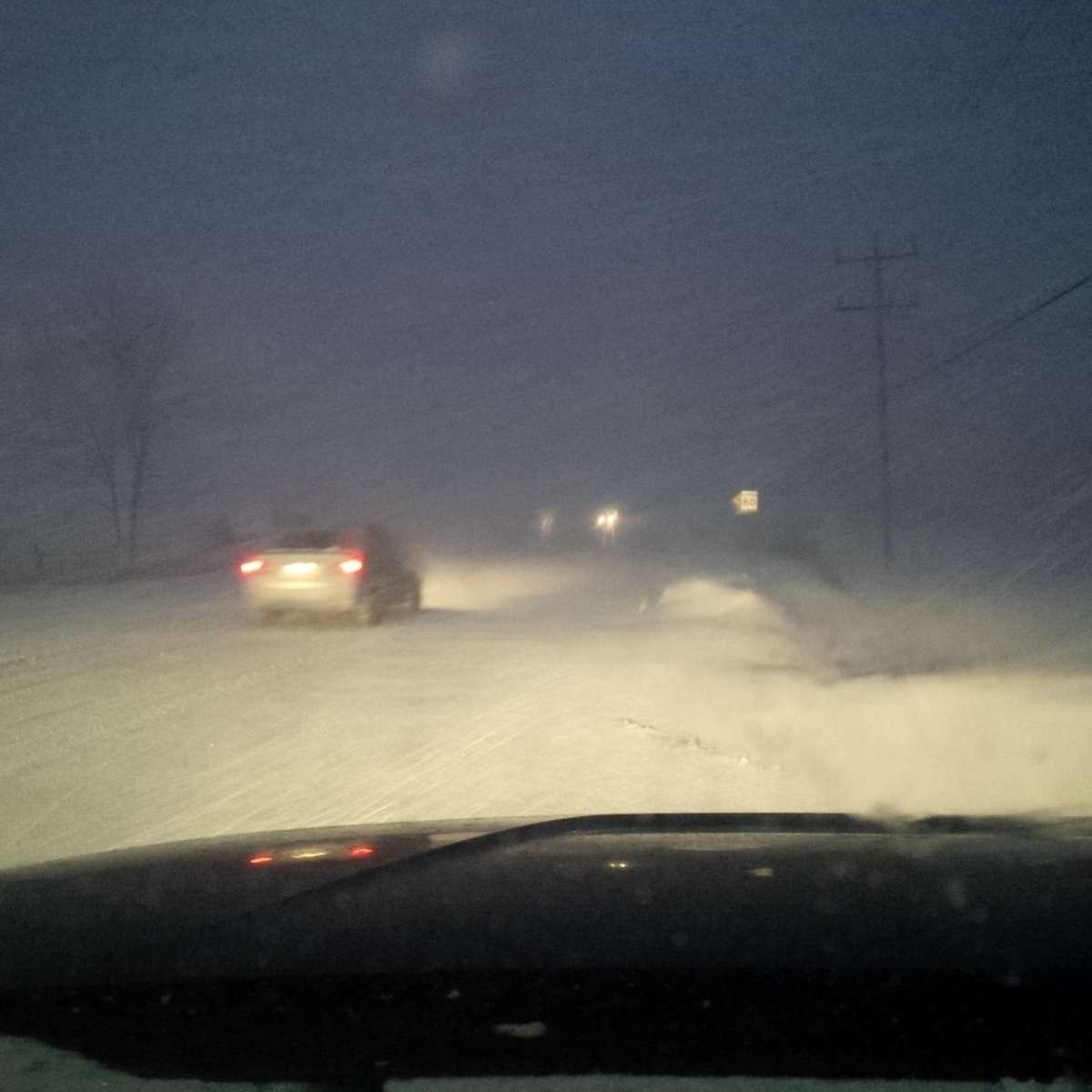 Rama_Police's tweet photo. Weather and roads are snow covered. Poor visibility on #RamaRoad. Use caution. Great night to stay in doors. http://t.co/XEP3GF9nF7