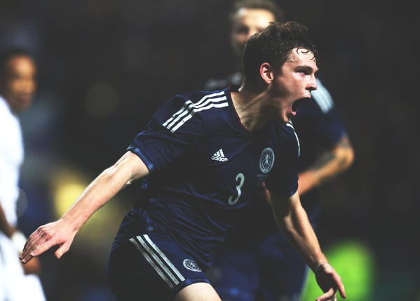 HullCity's tweet photo. PHOTOS: Congratulations to @andrewrobertso5 on scoring his first international goal for Scotland #UTT http://t.co/mAakZFUMW4