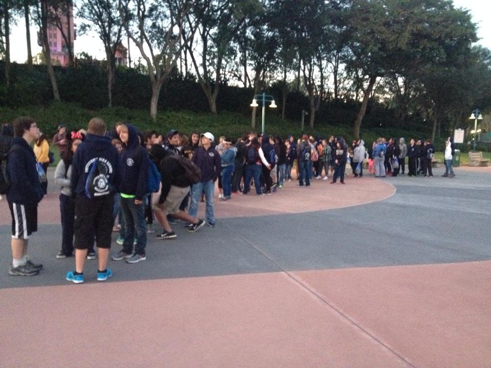 Ready to leave Hollywood studios.