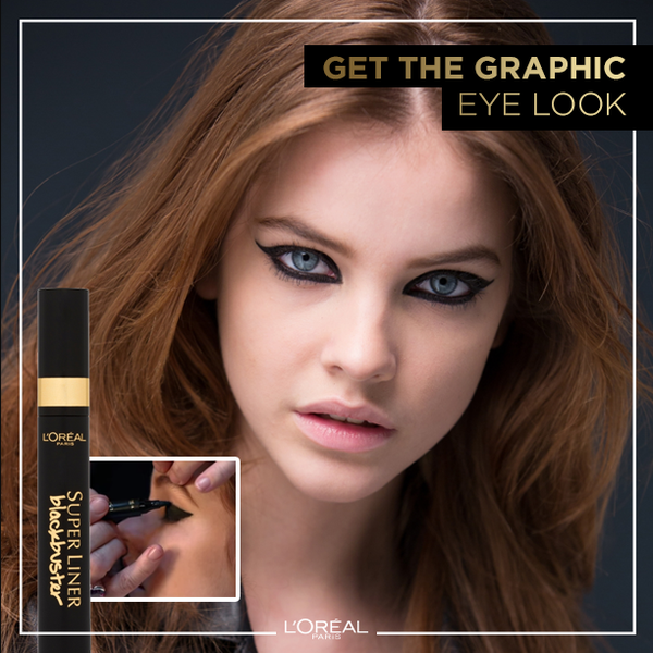 palvinaccess's tweet image. #Instagram: lorealparisuk "Get a dramatic graphic look with Super Liner Black Buster. #DefineYourLine _