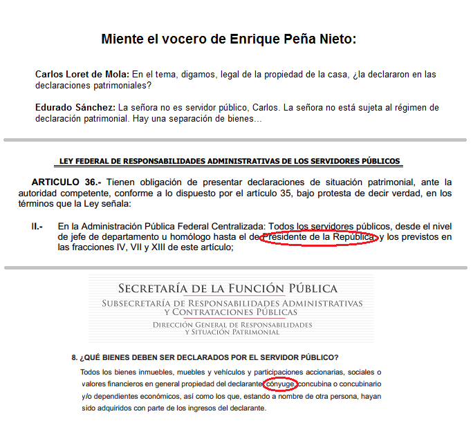 _RedCiudadanaMX's tweet photo. Enrique Peña, no Angélica Rivera, es servidor público. Nos debe explicar por qué no declaró #LaCasaBlancadeEPN: http://t.co/v1ttveCz7k