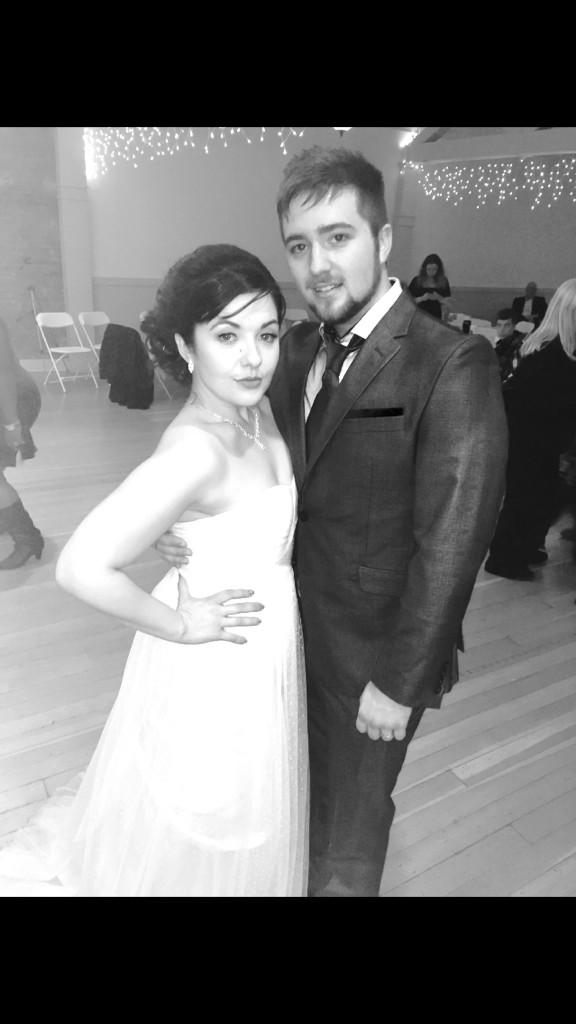 thejosiahfunk's tweet photo. Me and my wifey!!! @Hollywoodfemme #justmarried http://t.co/rKTkeUTIaY