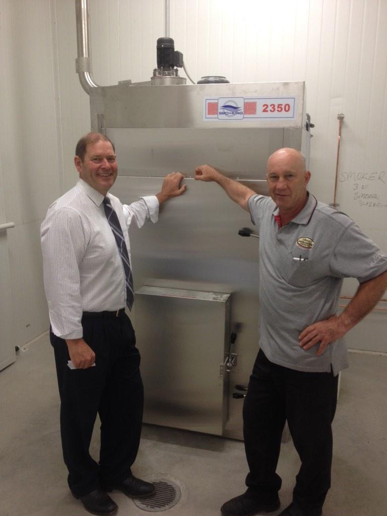 Thanks 4 the visit <a href="/Tim_McCurdy/">Tim McCurdy</a> 2 announce some funding from state gov toward our new smokehouse <a href="/wangchronicle/">Wangaratta Chronicle</a>