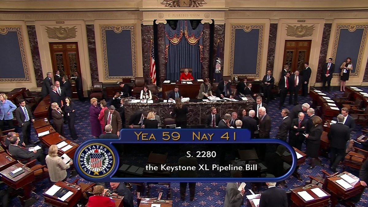 Extremist Senate Democrat obstruct Keystone XL pipeline