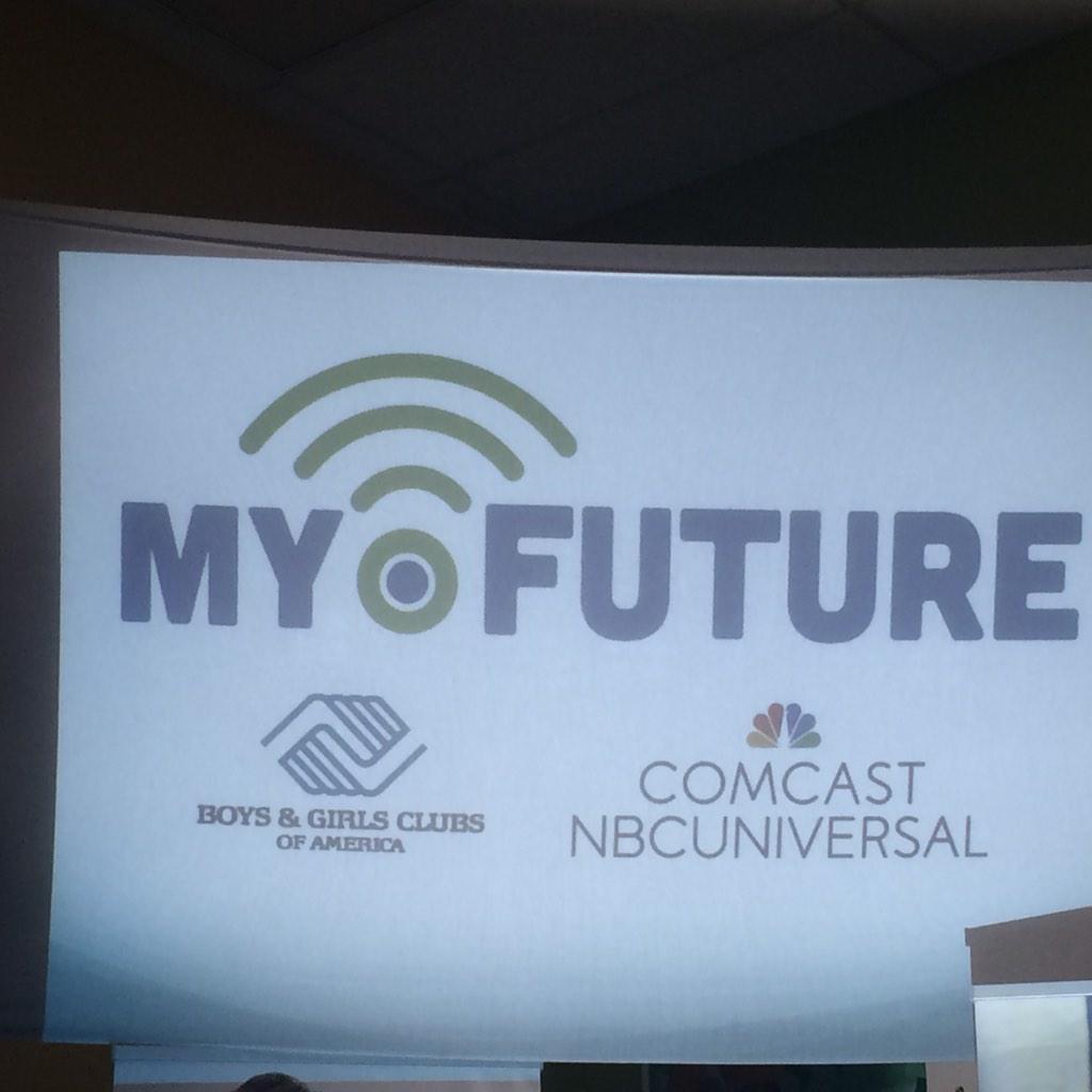 JRoseman's tweet photo. I Love my Job! We are announcing  #ComcastCa support of #GreatFutures w/ My.Future @ Boys/ Girls Club-Peninsula. http://t.co/mxSiw8Ctj9