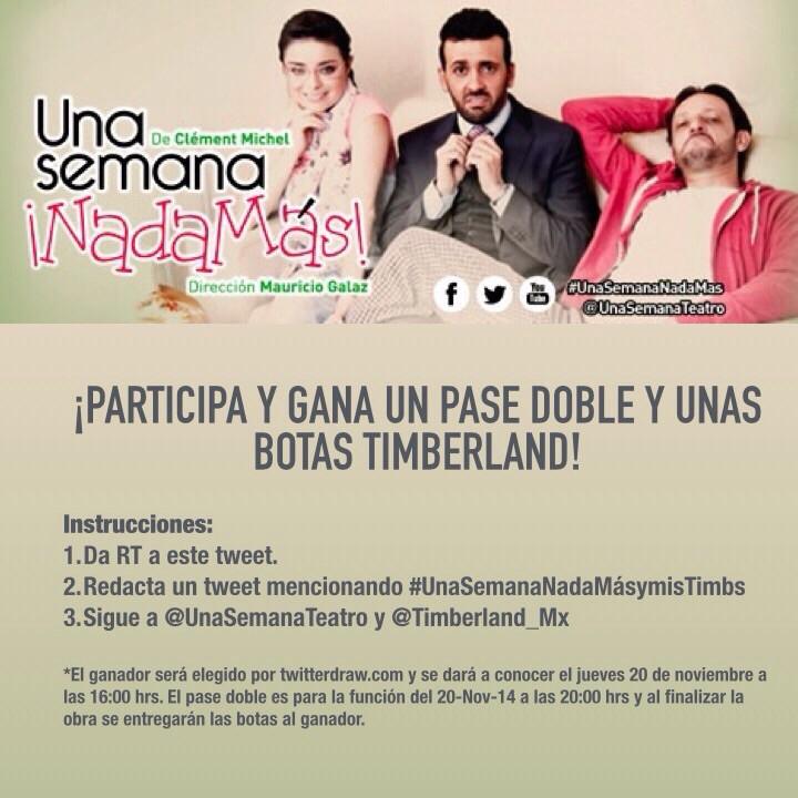 fastlicht's tweet photo. PROMOCIÓN: ¡Participa y gana un pase doble y unas @Timberland_MX ! #UnaSemanaNadaMásymisTimbs http://t.co/1Xr0cQcB0r