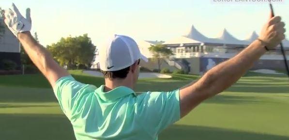 Oh just <a href="/McIlroyRory/">Rory McIlroy</a> re-living some of the best DP World Tour moments, and being hilarious. cbsprt.co/11qhyKa