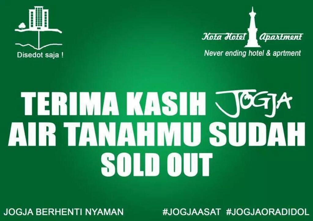 Yogyakarta's underground water has sold out ToT