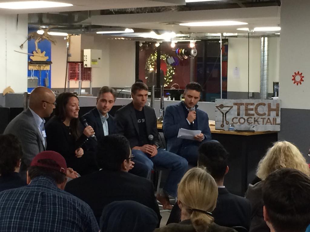 TechCoHQ's tweet photo. Biggest myth of kickstarter is people just find it. We drove the traffic ourselves - Amber @RiideBikes #tcsessionsdc http://t.co/U21Hobts0a