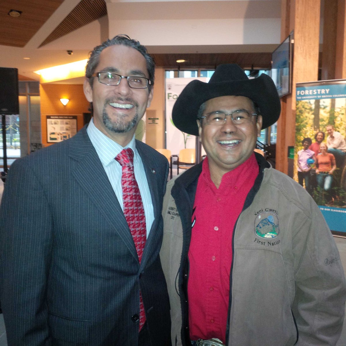 jp_gladu's tweet photo. An outstanding #NativeLeader #ChiefRogerWilliams opening prayer @UBC for @FPAC_APFC @CCAB_Toronto #AboriginalForestry http://t.co/Velj3fbIHH