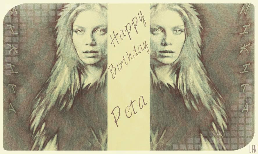 Section1RedCell's tweet image. Happy Birthday Peta