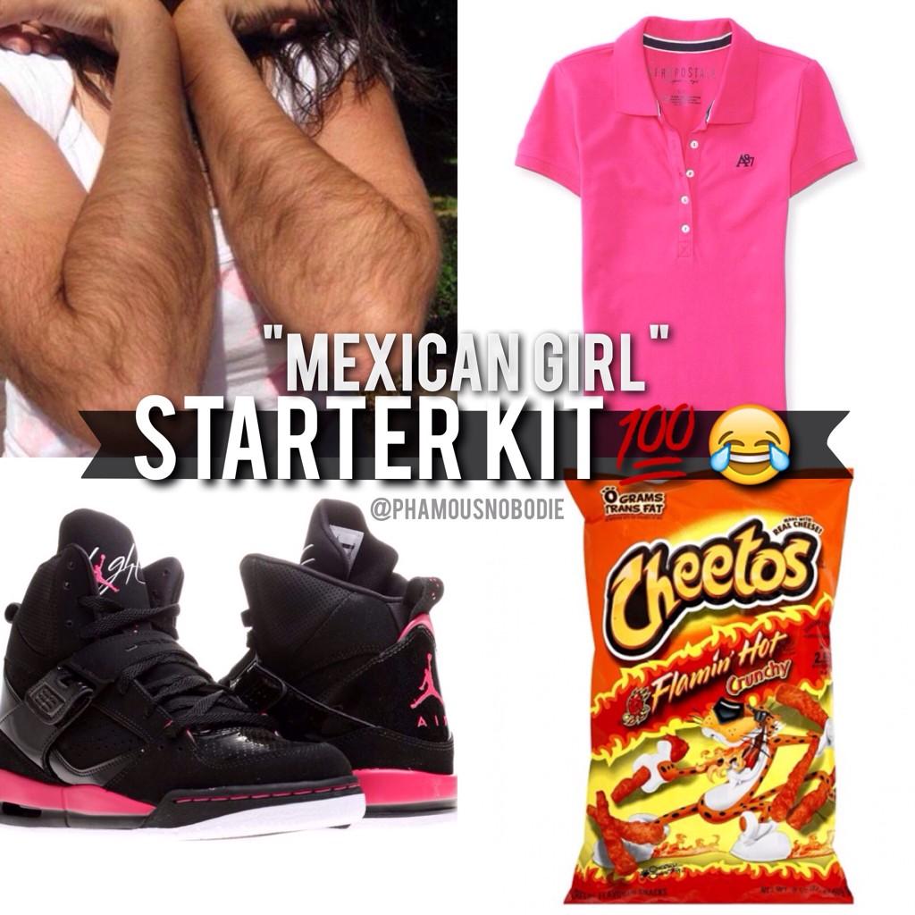 COMPTONSDOUBLEP's tweet photo. "Mexican girl" starter pack http://t.co/weRko0qfxI