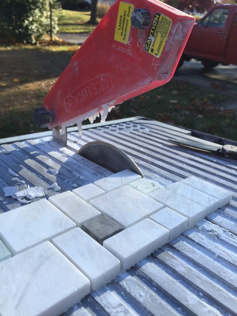 cameron_dodge's tweet photo. Today was cold, tiled bathroom with my dad then stacked wood after work no ride http://t.co/BYV1lkFfCS