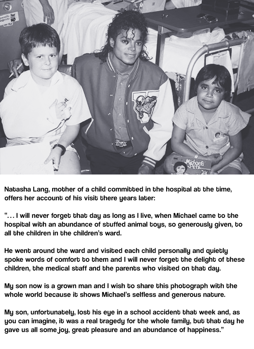 MJacksonHD's tweet photo. #27YearsAgoToday: Michael Jackson visited the Sydney Children’s Hospital in Randwick, Australia. http://t.co/hUUgWayZj3