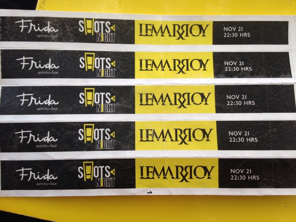 MonsterPartyH's tweet photo. Este Viernes #SHOTSNIGHT3 Últimos boletos de preventa🔸consigue tu pulsera con nuestros Rp's #shotsgratis #LEMARROY http://t.co/89Xs1nQNNA