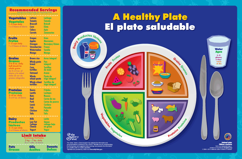 Dieta plato saludable Dieta plato saludable
