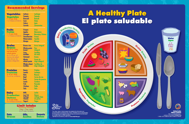 Dieta plato saludable