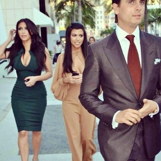 KimKardashian's tweet image. Just a casual day with Scourt