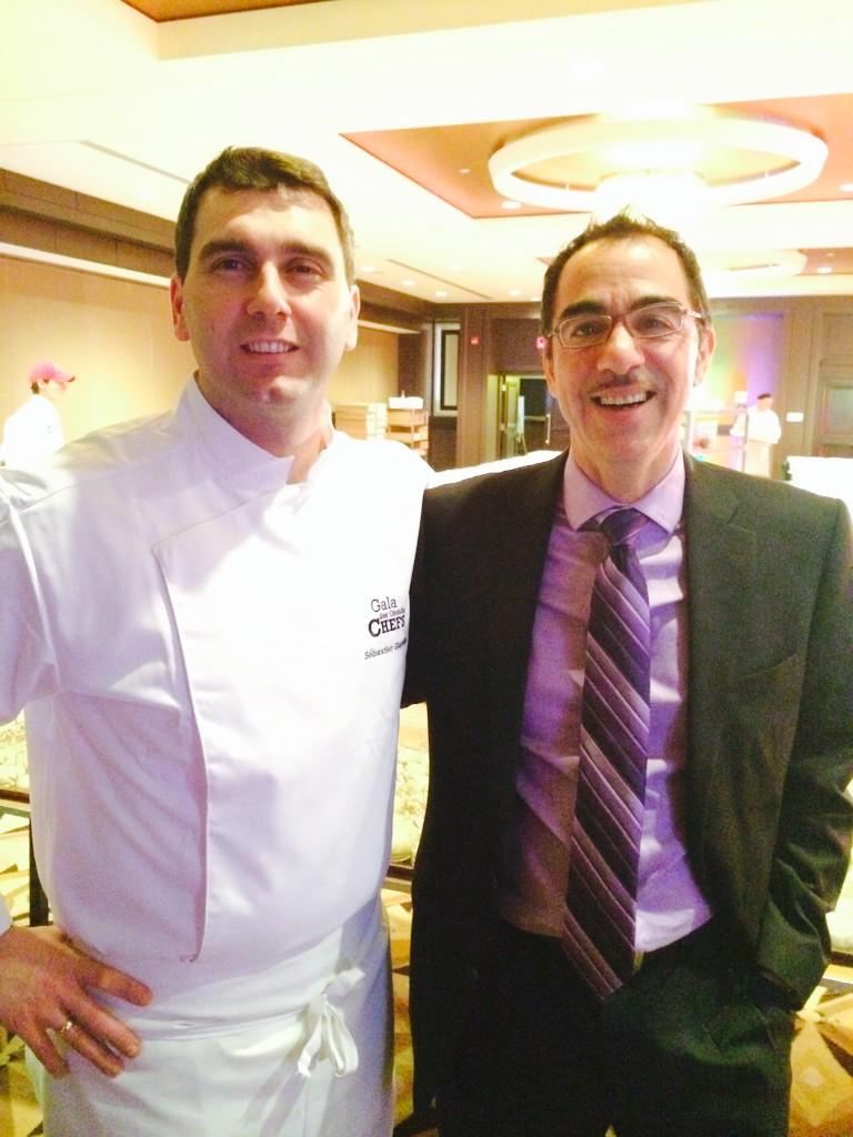 pleboeuf2's tweet photo. @HectorHli @glarivee @HLIPStGermain Gala des Grands Chefs 2014 avec Sébastien Giannini et Helena Loureiro http://t.co/YS9LClxtX8