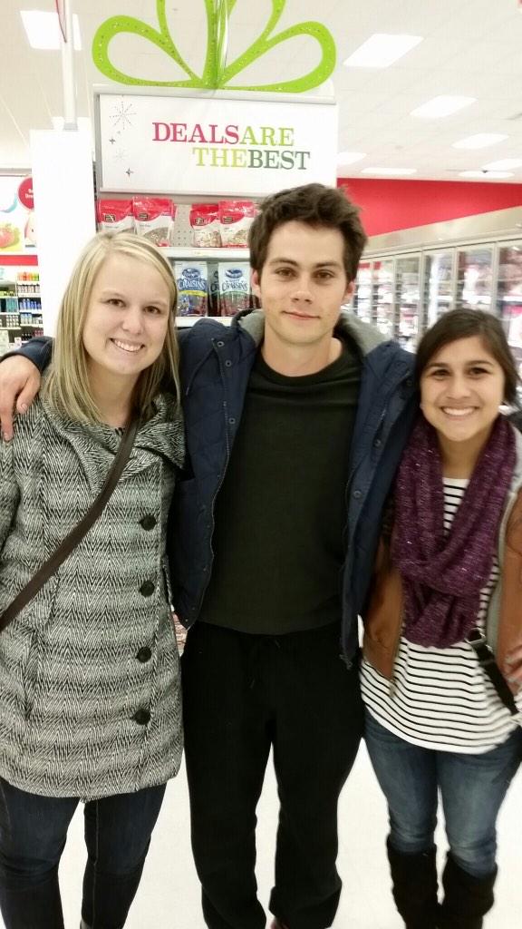 collecthecanter's tweet photo. “@wckdstiles24: Dylan O'Brien sure loves Target :) #DylanFromTarget http://t.co/wCVCPovWUz” #DylanFromTarget
